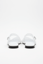 White Sandal Back View
