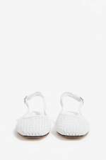 White Sandal Front View