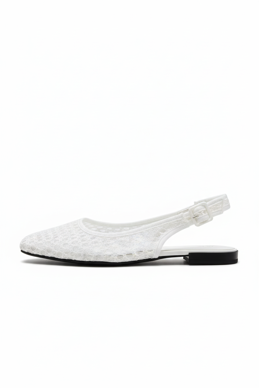 White Sandal Left Side