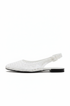 White Sandal Left Side
