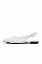 White Sandal Left Side