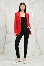 White Sandal Model Front