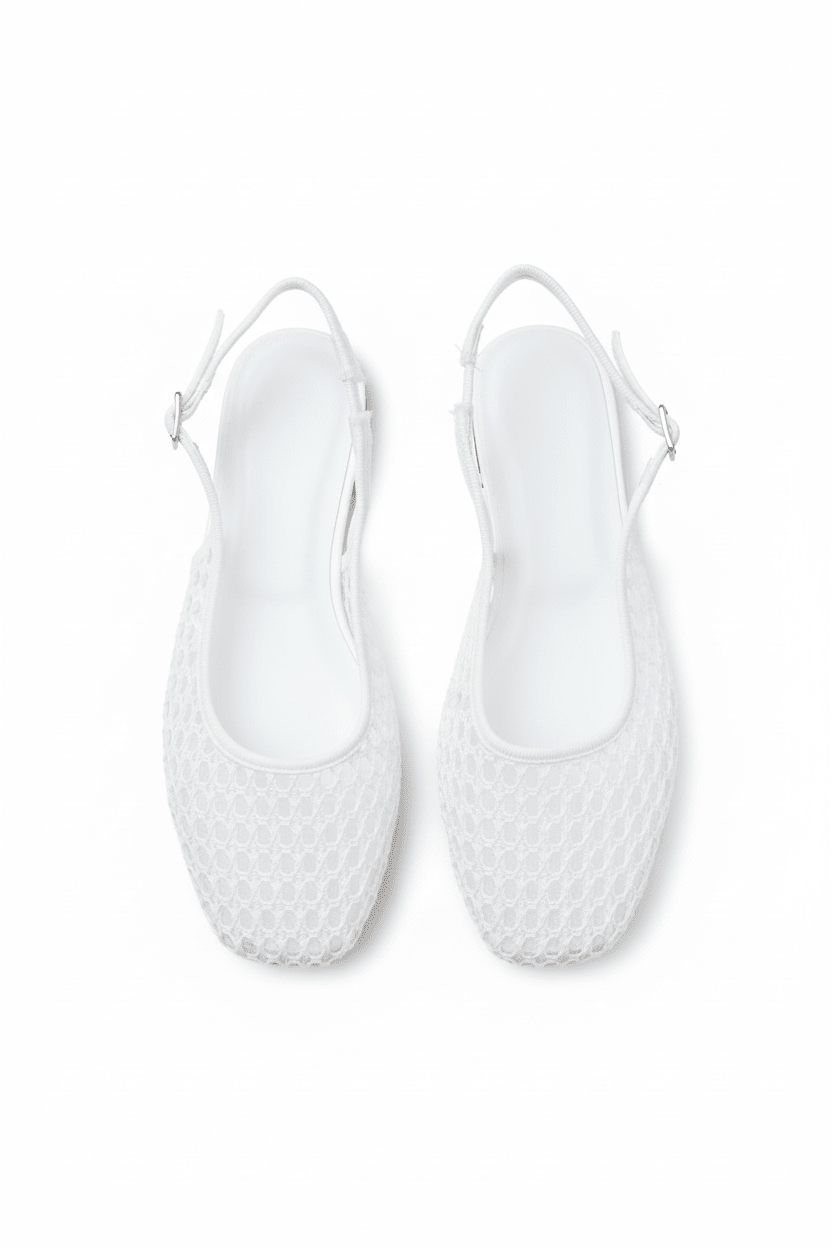 White Sandal Top View
