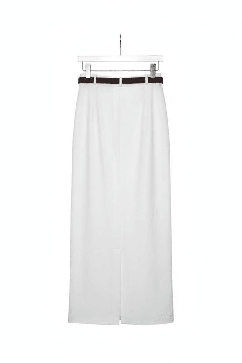 White Skirt Back