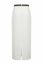 White Skirt Back