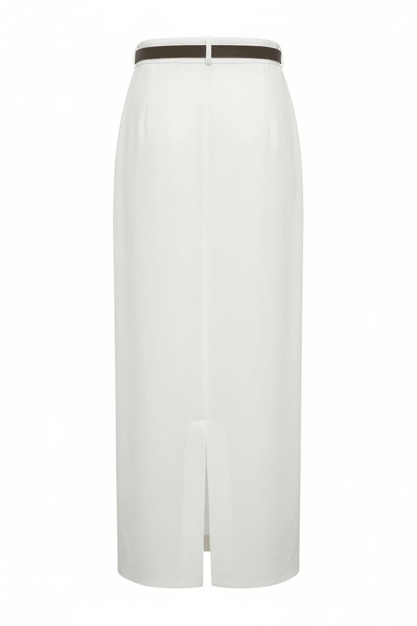 White Skirt Back