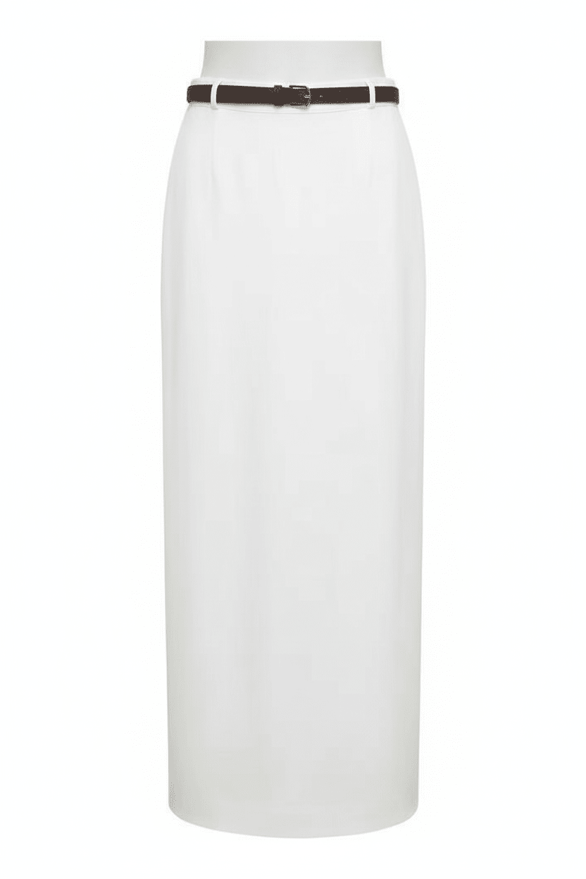 White Skirt Front