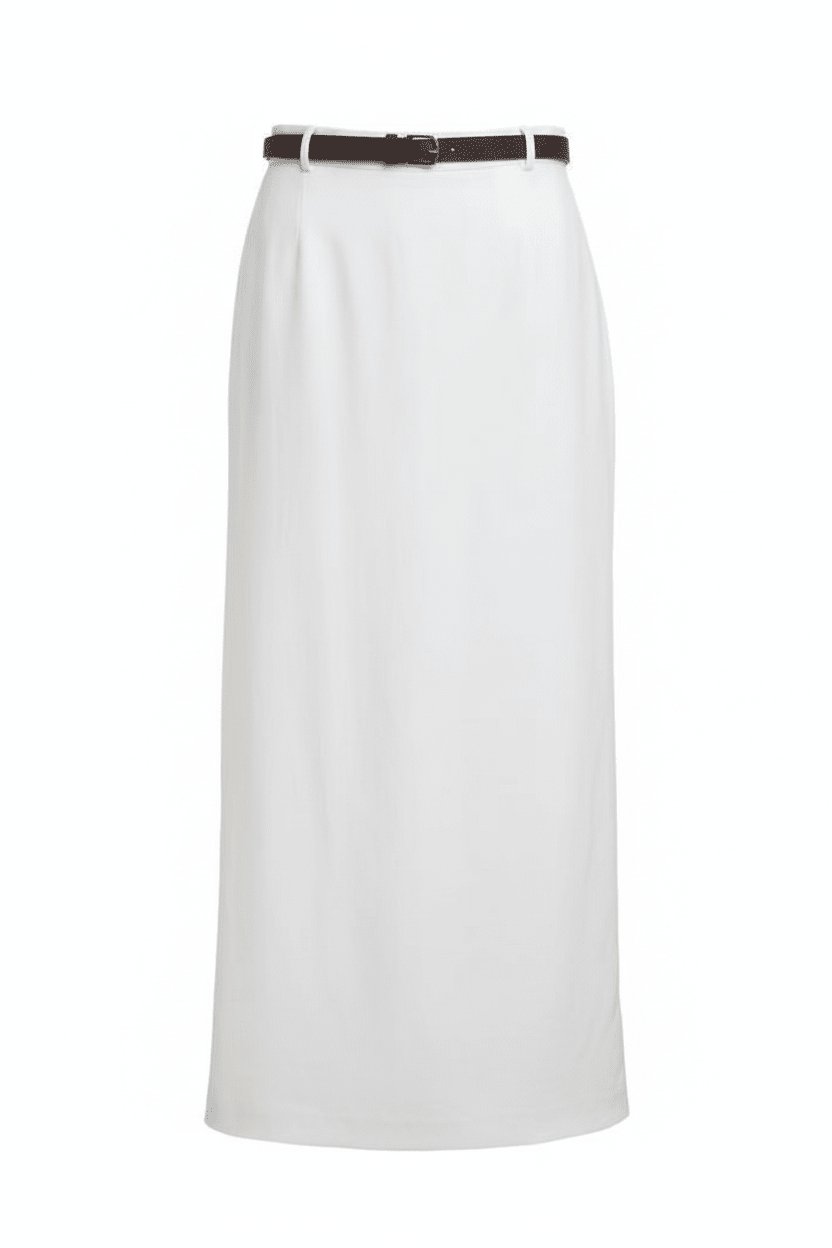White Skirt Front