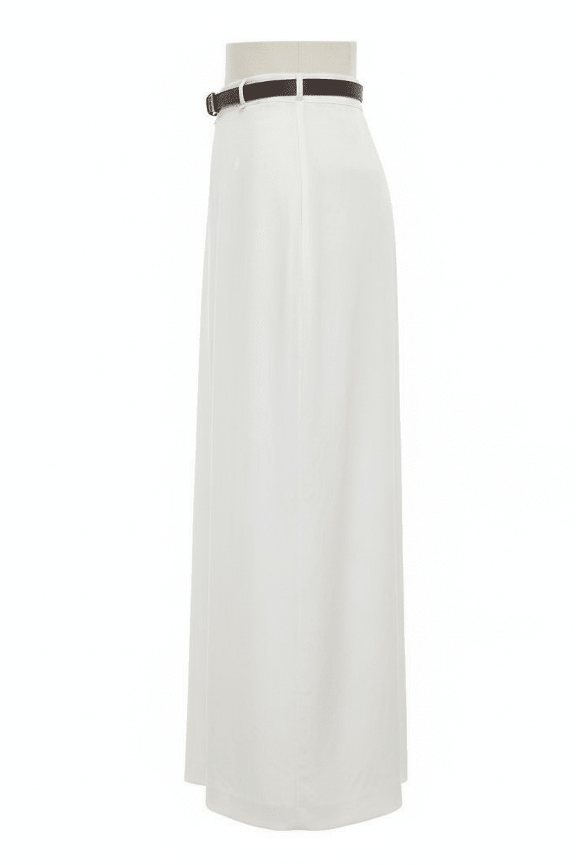White Skirt Side
