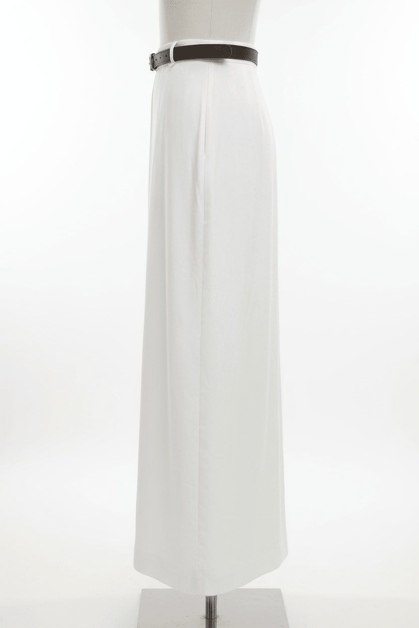 White Skirt Side