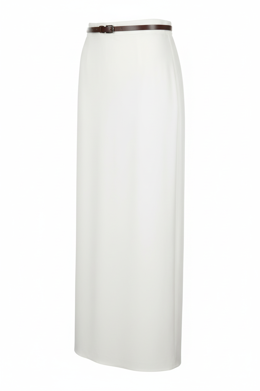 White Skirt Three Quarter