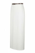 White Skirt Three Quarter