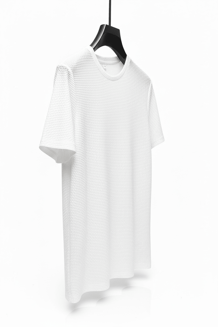 White T-shirt Side View