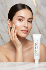 Woman Applying Cream 1