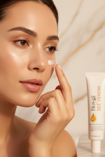 Woman Applying Cream 3
