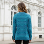 Woman - Back view European building