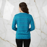 Woman - Back view marble background