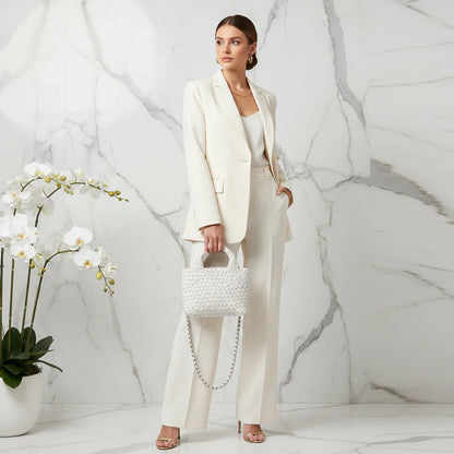 Woman Carrying Bag - Full View