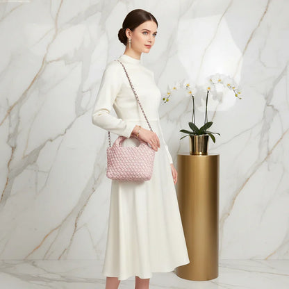 Woman Carrying Bag - Full View