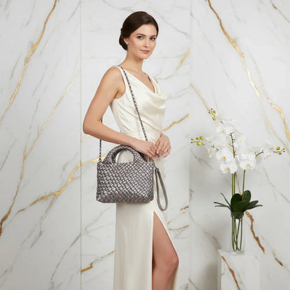 Woman Carrying Bag - Full View