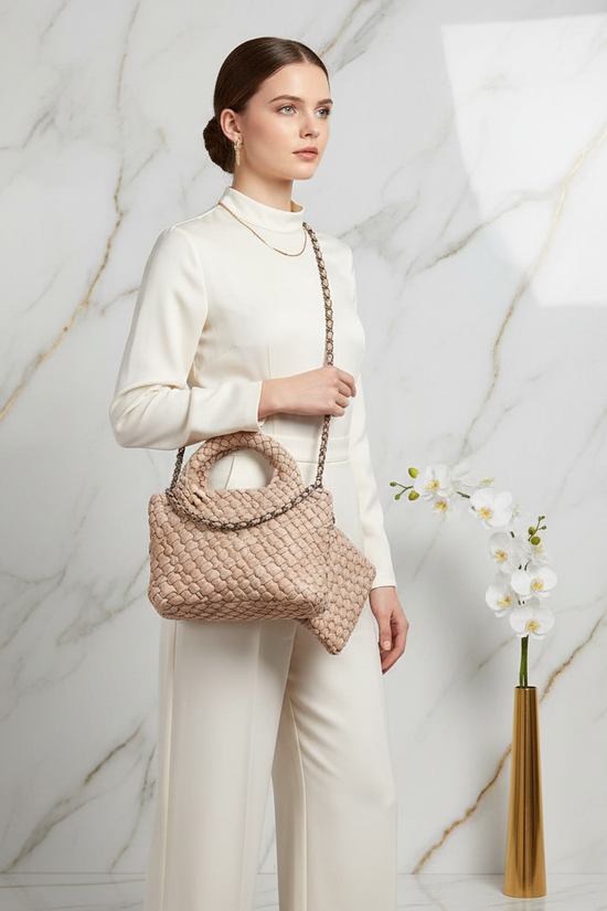 Woman Carrying Bag - Full View