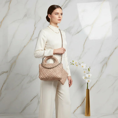 Woman Carrying Bag - Full View