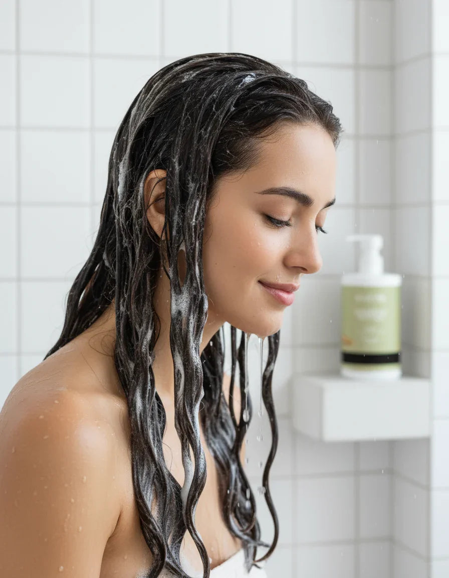 Woman Hair Forward