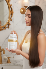 Woman Holding Hair Cream 1