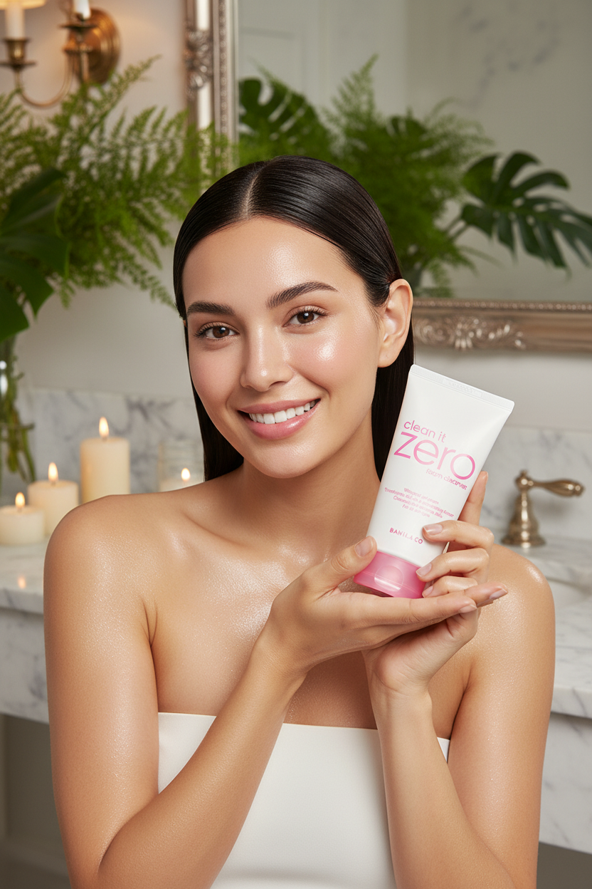 Woman Holding Product