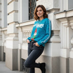 Woman - Leaning casually against wall
