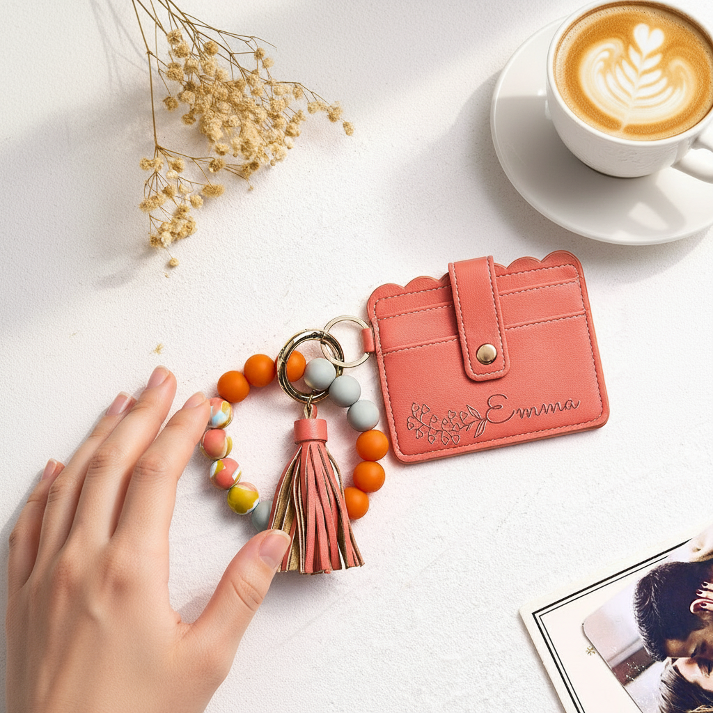 Woman reaching for wallet at cafe