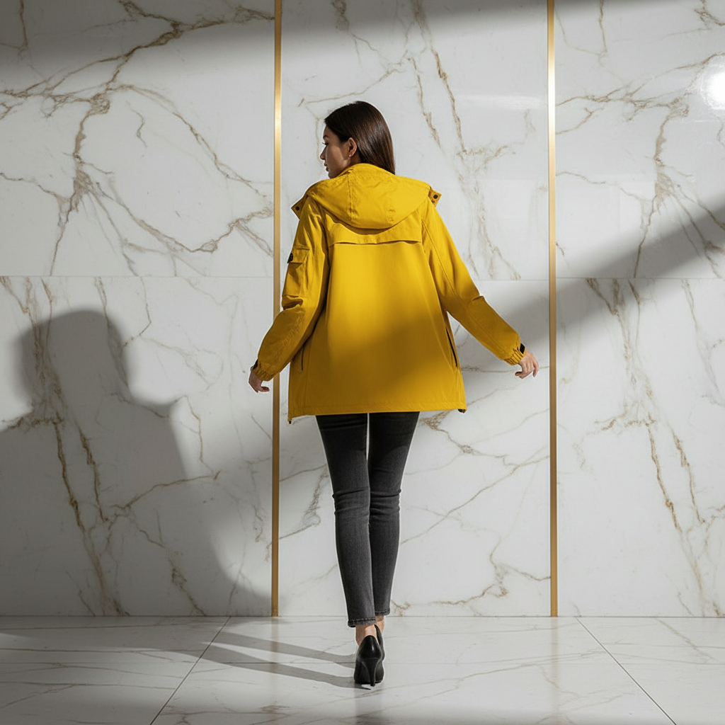 Woman Walking Back View