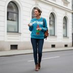 Woman - Walking pose near facade