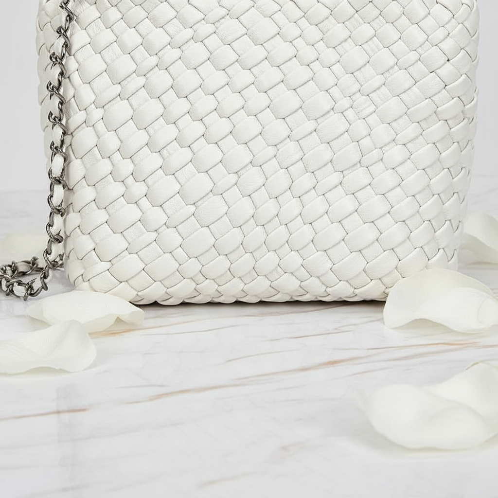 Woven Detail with Flower