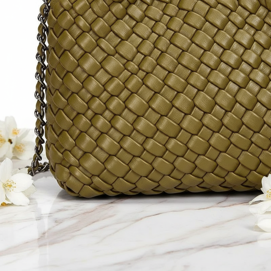 Woven Detail with Flower