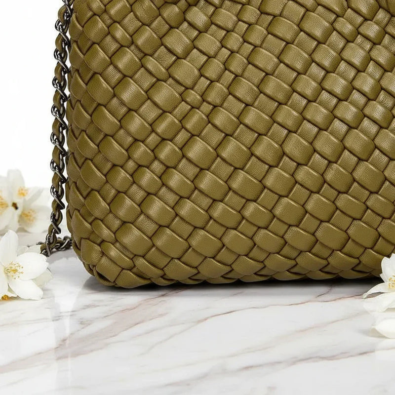 Woven Detail with Flower