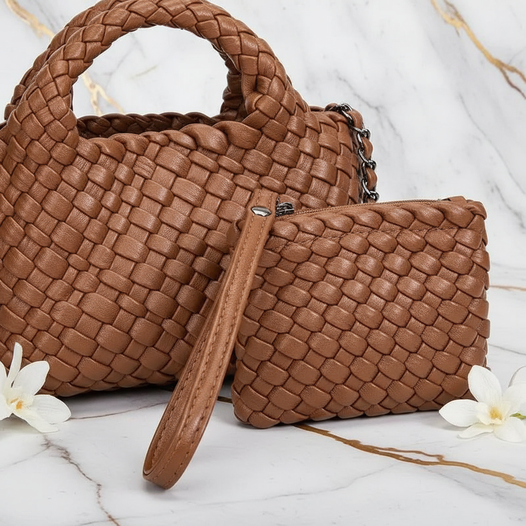 Woven Detail with Flower