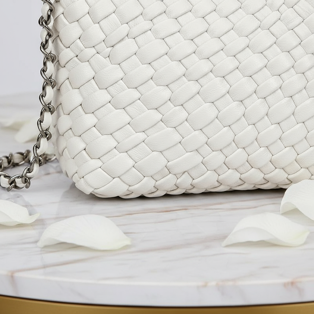 Woven Detail with Flower