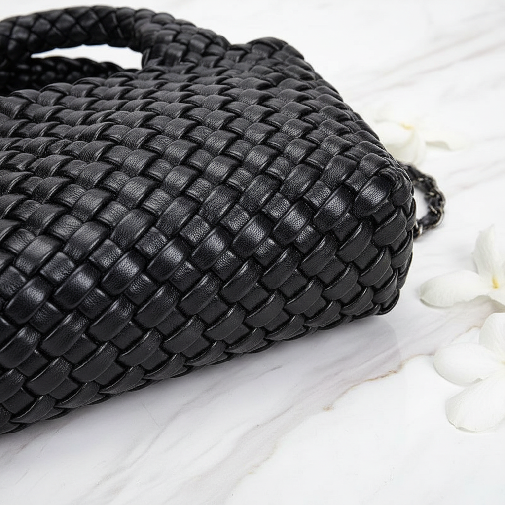 Woven Detail with Flower