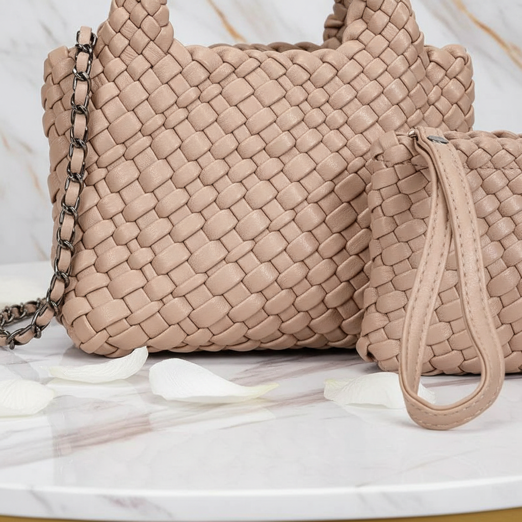 Woven Detail with Flower