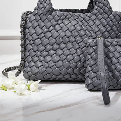 Woven Detail with Flower