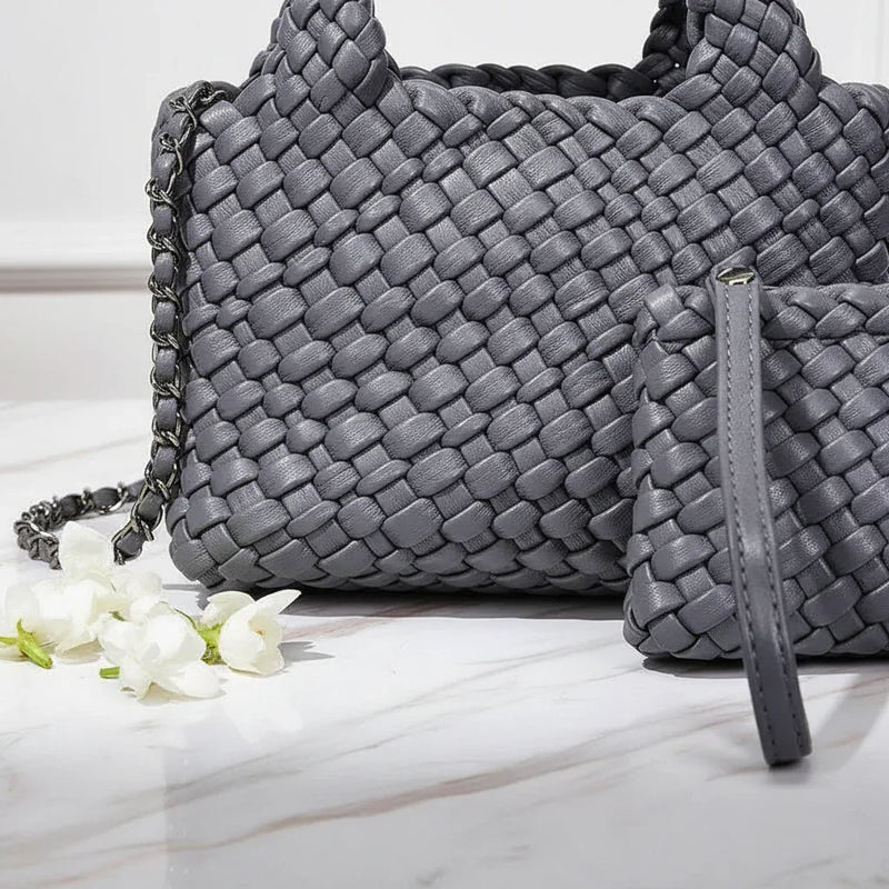 Woven Detail with Flower