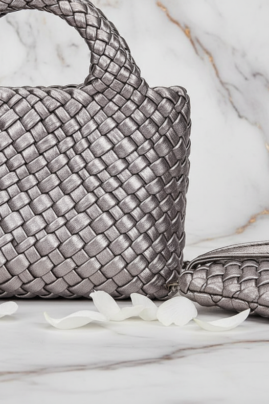 Woven Detail with Flower