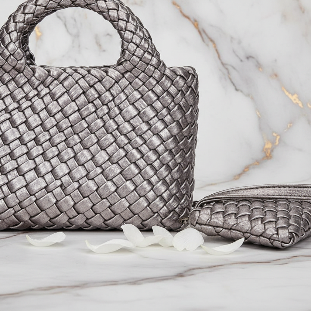 Woven Detail with Flower