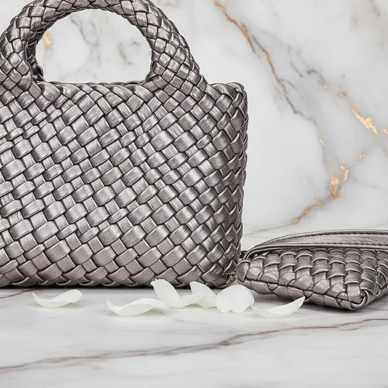 Woven Detail with Flower