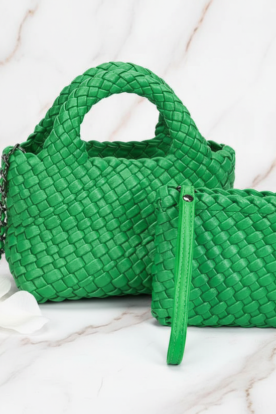 Woven Detail with Flower