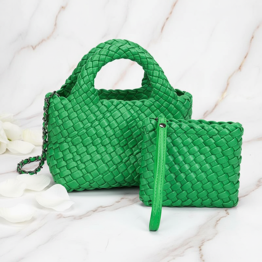 Woven Detail with Flower