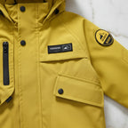 Yellow Jacket - Chest Pockets and Zipper Detail