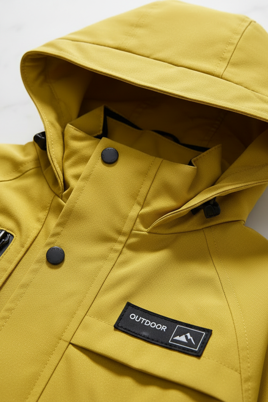 Yellow Jacket - Hood Detail Close-up