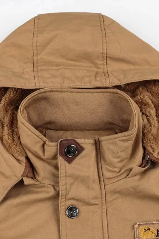 Casual Military Men Thick Jacket - IVORYNN